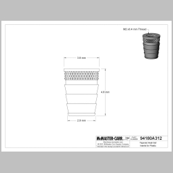 94180A312_Tapered Heat-Set Inserts for PlasticX.GIF